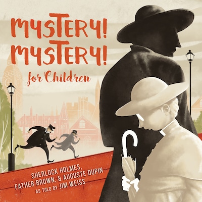 Mystery! Mystery! – omslag til lydbogen af Jim Weiss