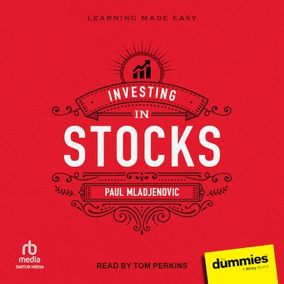 Investing in Stocks For Dummies – omslag til lydbogen af Paul Mladjenovic
