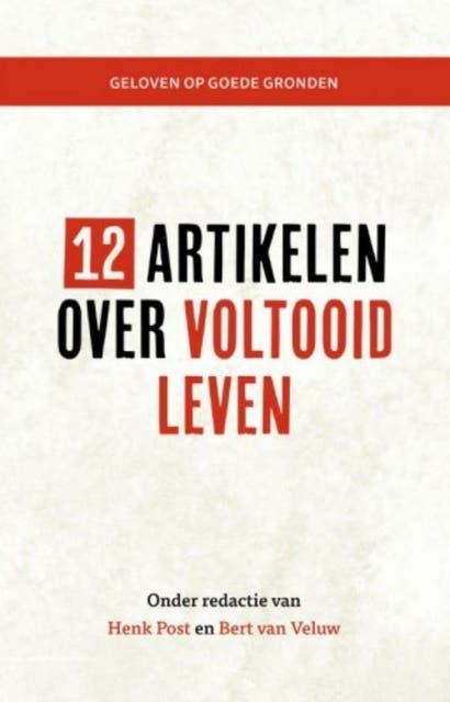 12 artikelen over voltooid leven – omslag van het luisterboek