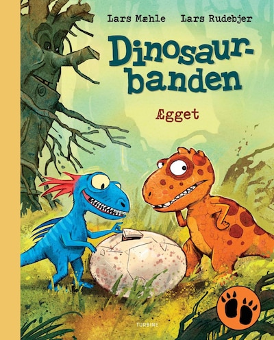 Dinosaurbanden – Ægget – omslag til lydbogen af Lars Mæhle