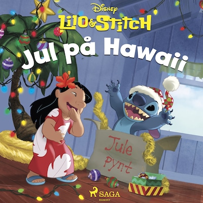 Lilo & Stitch - Jul på Hawaii – omslag til lydbogen af Disney