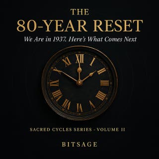 The 80-Year Reset: We Are in 1937.  Here's What Comes Next – omslag till ljudboken av Bit Sage