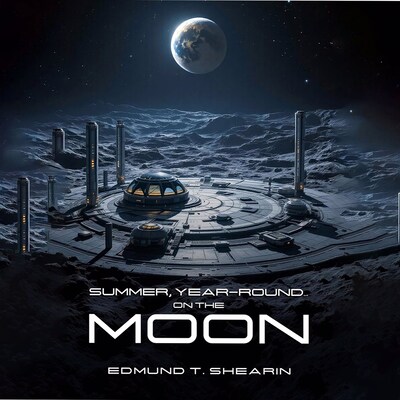 Summer, Year-Round… on the Moon – omslag til lydbogen af Edmund T. Shearin
