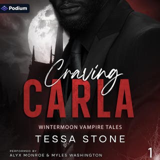 Craving Carla: Wintermoon Vampire Tales, Book 1 – omslag till ljudboken av Tessa Stone