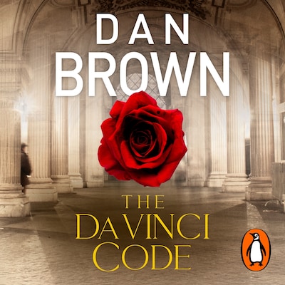 The Da Vinci Code – omslag til lydbogen af Dan Brown