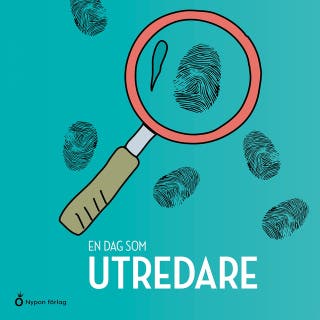 En dag som utredare – omslag till ljudboken av Oskar Degard