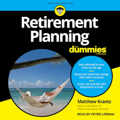 Retirement Planning For Dummies – omslag til lydbogen af Matthew Krantz