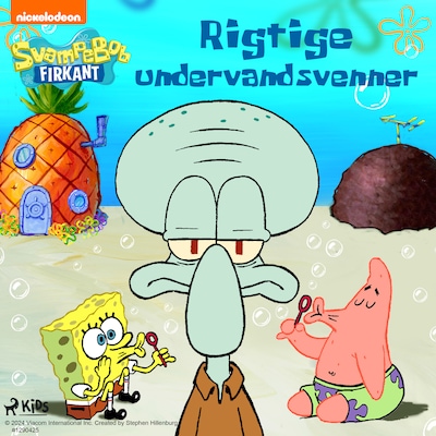 SvampeBob Firkant – Rigtige undervandsvenner – omslag til lydbogen af SpongeBob Squarepants