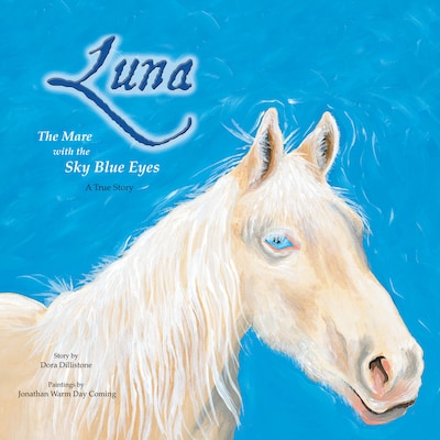 Luna: The Mare with the Sky Blue Eyes – omslag til lydbogen af Dora Dillistone