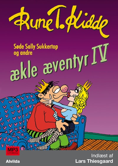 Søde Sally Sukkertop og andre ækle æventyr 4 – omslag til lydbogen af Rune T. Kidde