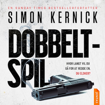 Dobbeltspil – omslag til lydbogen af Simon Kernick