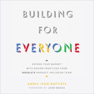 Building For Everyone – omslag til lydbogen af Annie Jean-Baptiste