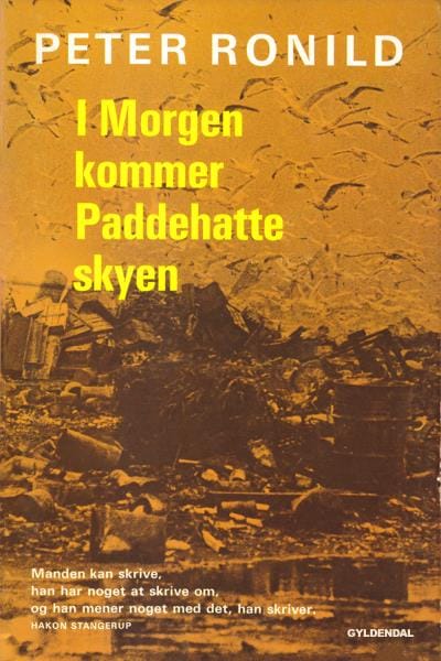 I morgen kommer paddehatteskyen – omslag til lydbogen af Peter Ronild