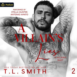 A Villain's Lies: A Villain's Duet, Book 2 – omslag till ljudboken av T.L. Smith
