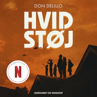 Hvid støj – omslag til lydbogen af Don DeLillo