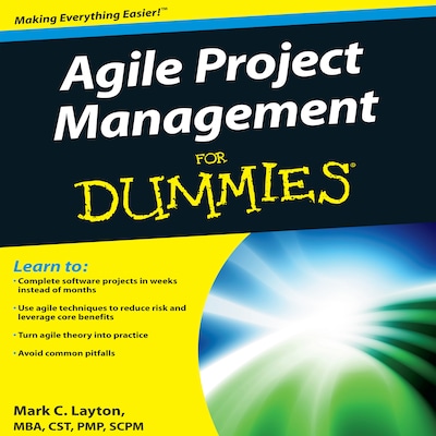 Agile Project Management for Dummies – omslag til lydbogen af Mark C. Layton