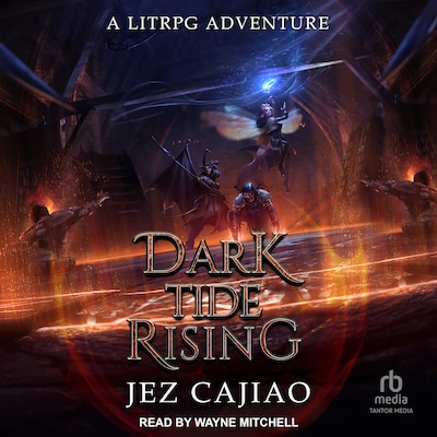 Dark Tide Rising – omslag til lydbogen af Jez Cajiao
