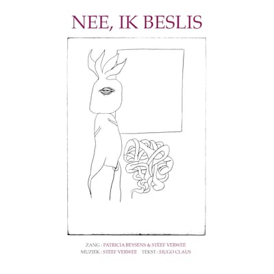Nee, ik beslis – omslag van het luisterboek van Hugo Claus