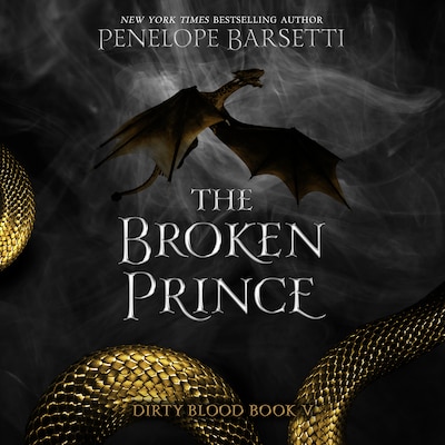 The Broken Prince – omslag til lydbogen af Penelope Barsetti