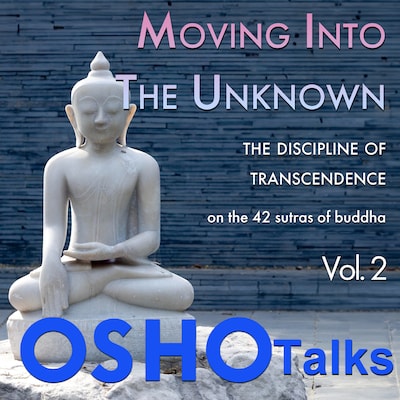 Moving Into the Unknown – omslag til lydbogen af Osho