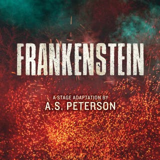 Frankenstein – omslag till ljudboken av A.S. Peterson