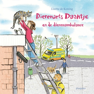 Dierenarts Daantje en de dierenambulance – omslag van het luisterboek van Lizette de Koning