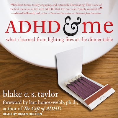 ADHD and Me – omslag til lydbogen af Blake E.S. Taylor