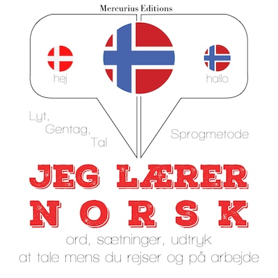 Jeg lærer norsk – omslag til lydbogen af JM Gardner