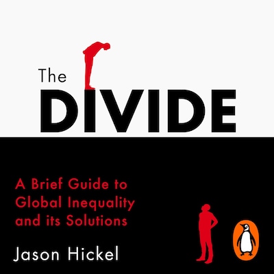 The Divide – omslag til lydbogen af Jason Hickel