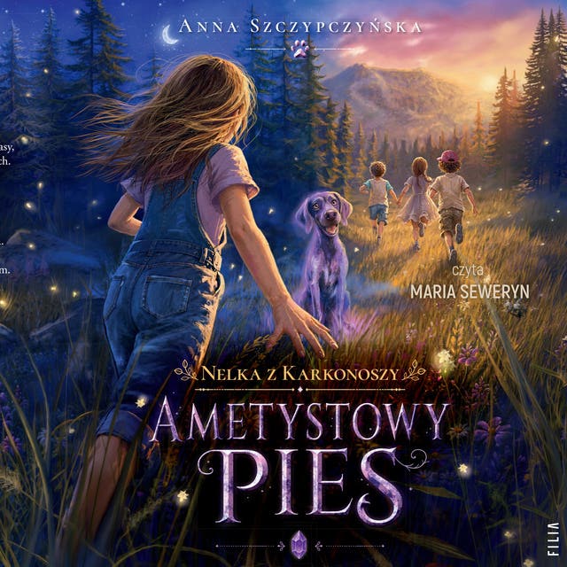 Nelka z Karkonoszy. Ametystowy pies – okładka audiobooka, autor Anna Szczypczyńska