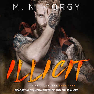 Illicit – omslag til lydbogen af M. N. Forgy