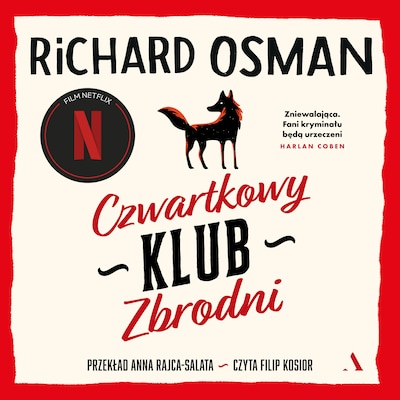 Czwartkowy Klub Zbrodni – okładka audiobooka, autor Richard Osman