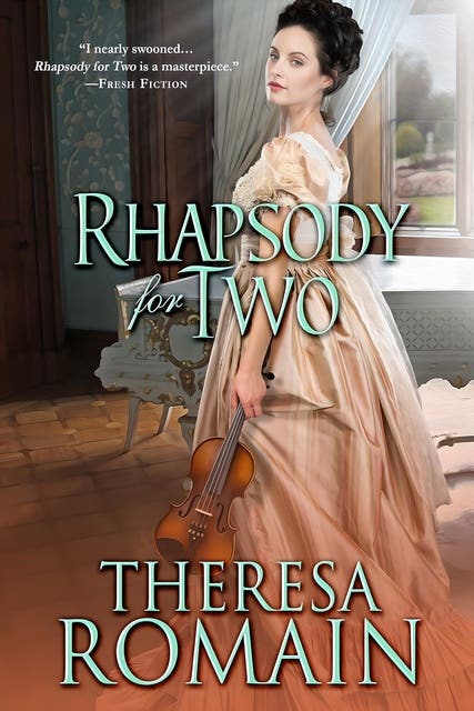Rhapsody for Two – omslag til lydbogen af Theresa Romain