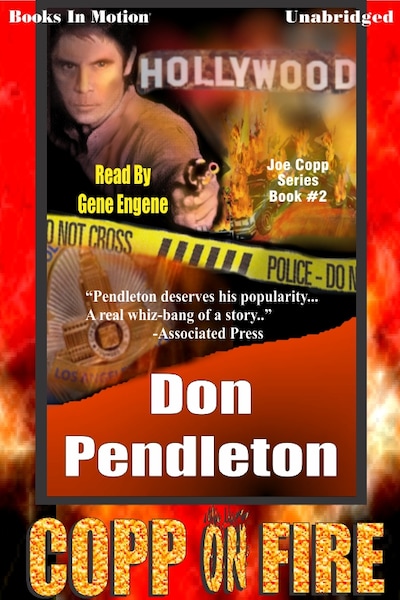 Copp on Fire – omslag til lydbogen af Don Pendleton
