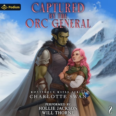 Captured by the Orc General – omslag til lydbogen af Charlotte Swan