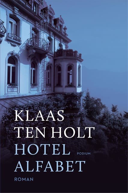 Hotel Alfabet – omslag van het luisterboek van Klaas ten Holt