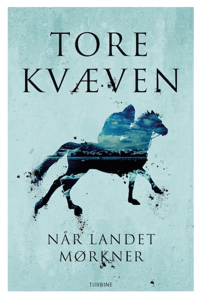Når landet mørkner – omslag til lydbogen af Tore Kvæven