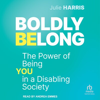 Boldly Belong – omslag til lydbogen af Julie Harris