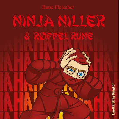 Ninja Niller og Røffel Rune – omslag til lydbogen af Rune Fleischer