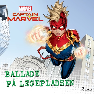 Captain Marvel - Ballade på legepladsen – omslag til lydbogen af Marvel