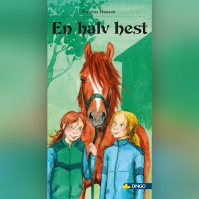 En halv hest – omslag til lydbogen af Kirsten Nordstrøm Hansen
