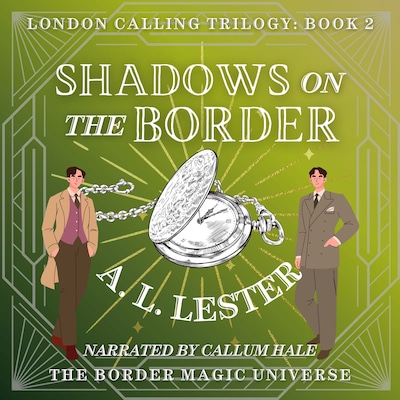 Shadows on the Border – omslag til lydbogen af A. L. Lester