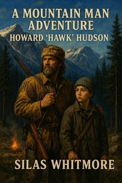 Howard 'Hawk' Hudson: A Mountain Man Adventure – omslag til lydbogen af Silas Whitmore