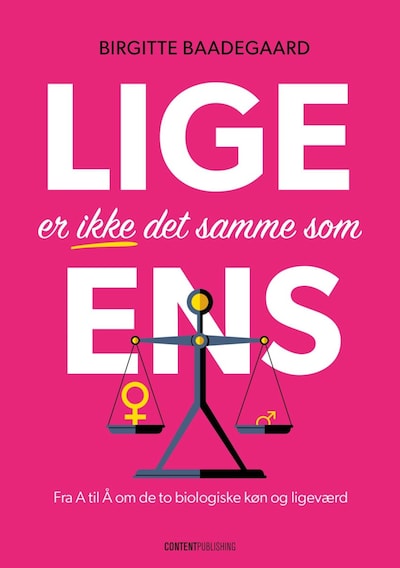 Lige er ikke det samme som ens – omslag til lydbogen af Birgitte Baadegaard