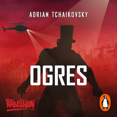 Ogres – omslag til lydbogen af Adrian Tchaikovsky