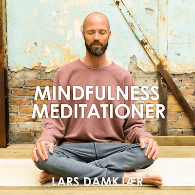 Mindfulness meditationer – omslag til lydbogen af Lars Damkjær