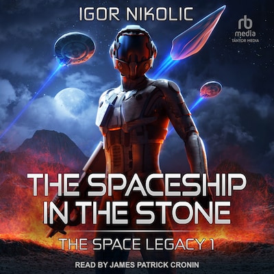 The Spaceship In The Stone – omslag til lydbogen af Igor Nikolic