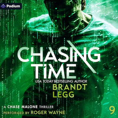 Chasing Time – omslag til lydbogen af Brandt Legg