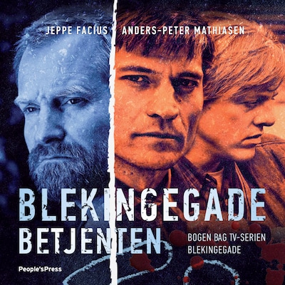 Blekingegadebetjenten – omslag til lydbogen af Anders-Peter Mathiasen, Jeppe Facius