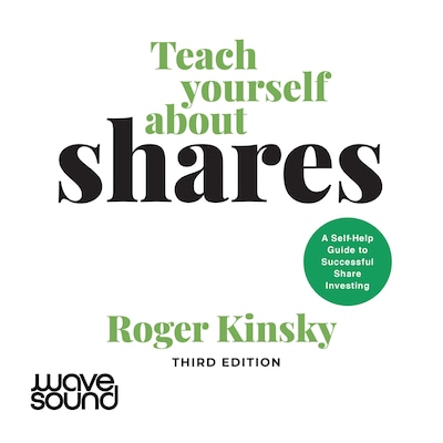 Teach Yourself About Shares – omslag til lydbogen af Roger Kinsky